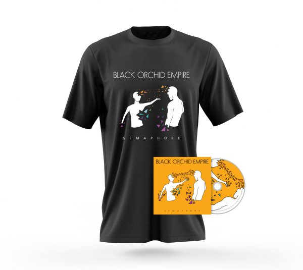 Black Orchid Empire T-Shirt CD Semaphore Bundle